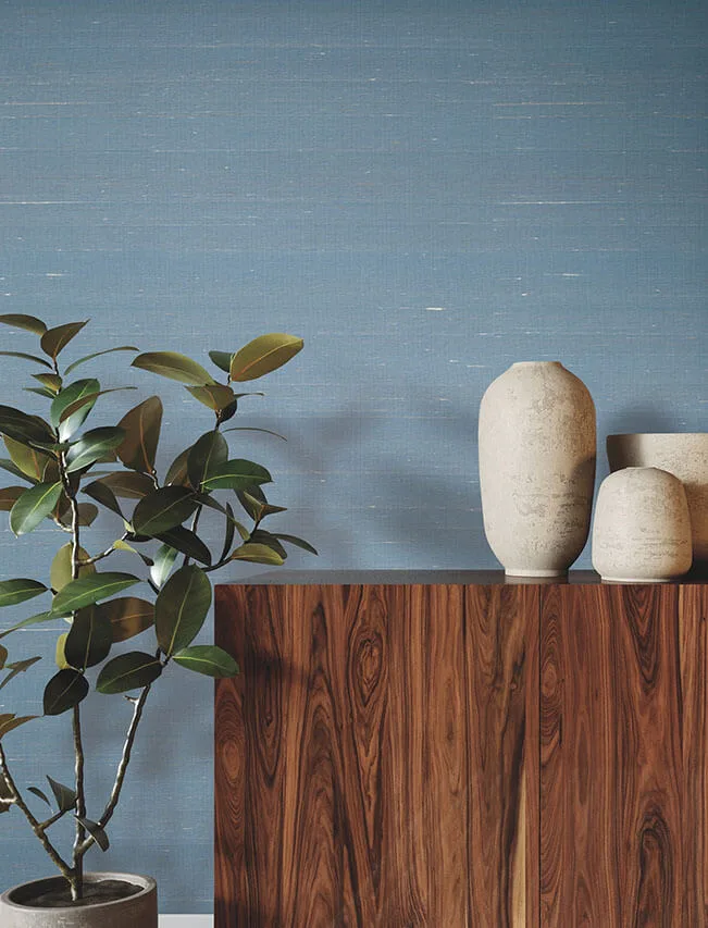 Ronald Redding Silk Road wallpaper, color Sky, SKU YGL7053