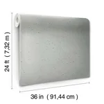 Ronald Redding Silver Burnished Patina wallpaper, color White Silver, SKU AC9211