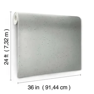 Ronald Redding Silver Burnished Patina wallpaper, color White Silver, SKU AC9211