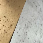 Ronald Redding Silver Burnished Patina wallpaper, color White Silver, SKU AC9211
