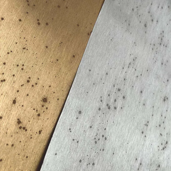 Ronald Redding Silver Burnished Patina wallpaper, color White Silver, SKU AC9211