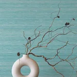 Ronald Redding Smooth Abaca - Deep Sea Wallpaper | Buy Online Ronald Redding Smooth Abaca wallpaper, color Deep Sea, SKU YGL7029