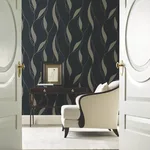 Ronald Redding Society Hill - Black Wallpaper | Buy Online Ronald Redding Society Hill wallpaper, color Black, SKU VR1549