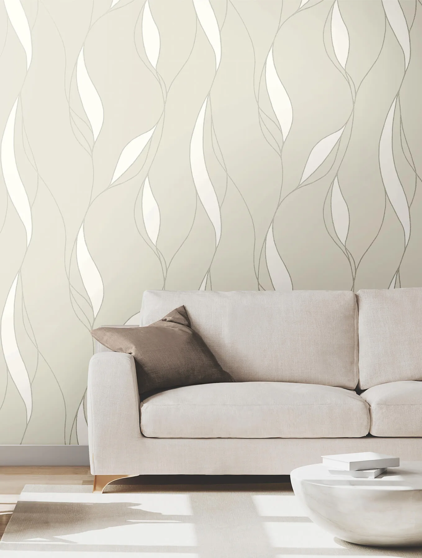 Ronald Redding Society Hill wallpaper, color Dove, SKU VR1550