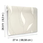 Ronald Redding Society Hill wallpaper, color Dove, SKU VR1550