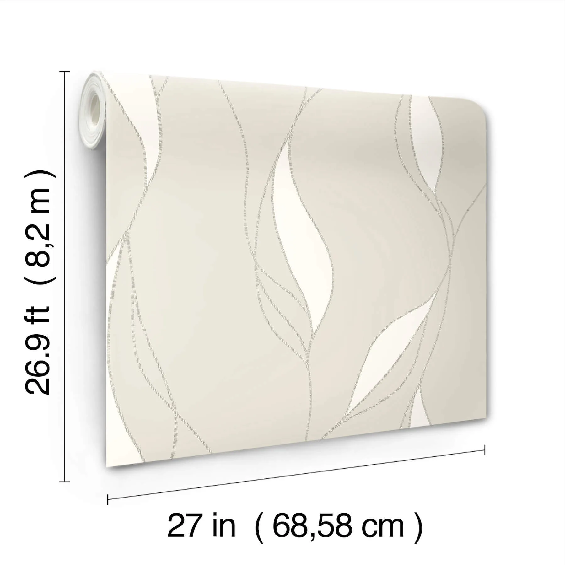 Ronald Redding Society Hill wallpaper, color Dove, SKU VR1550