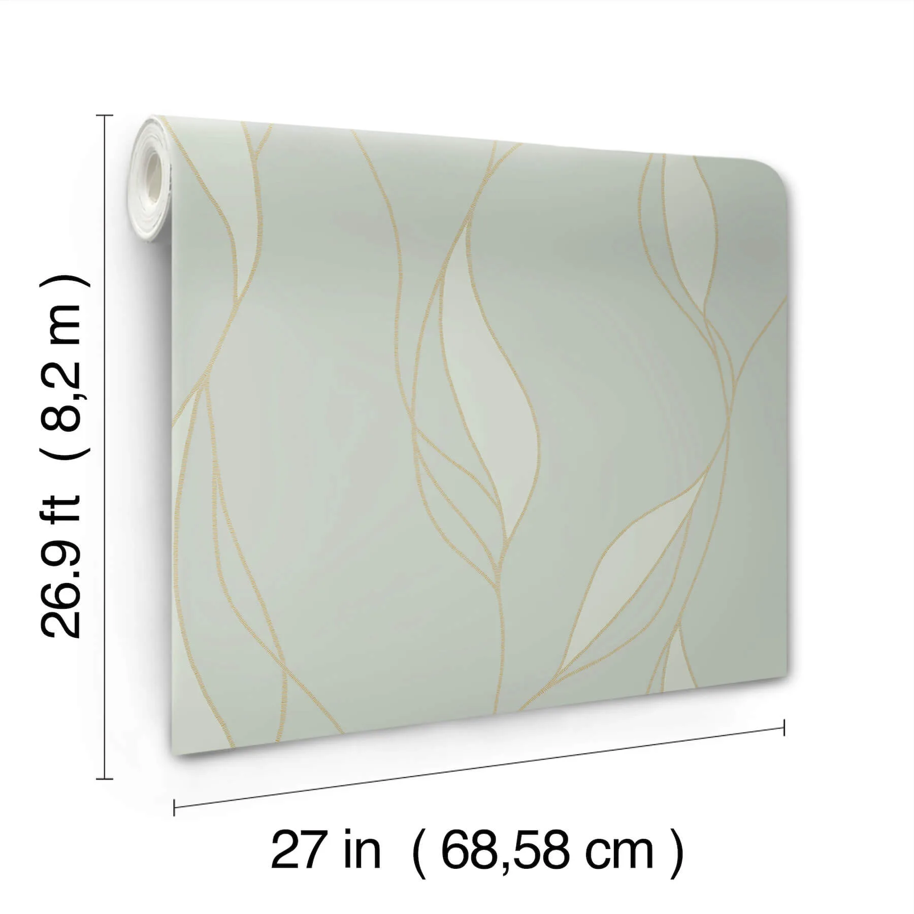 Ronald Redding Society Hill wallpaper, color Mint, SKU VR1547