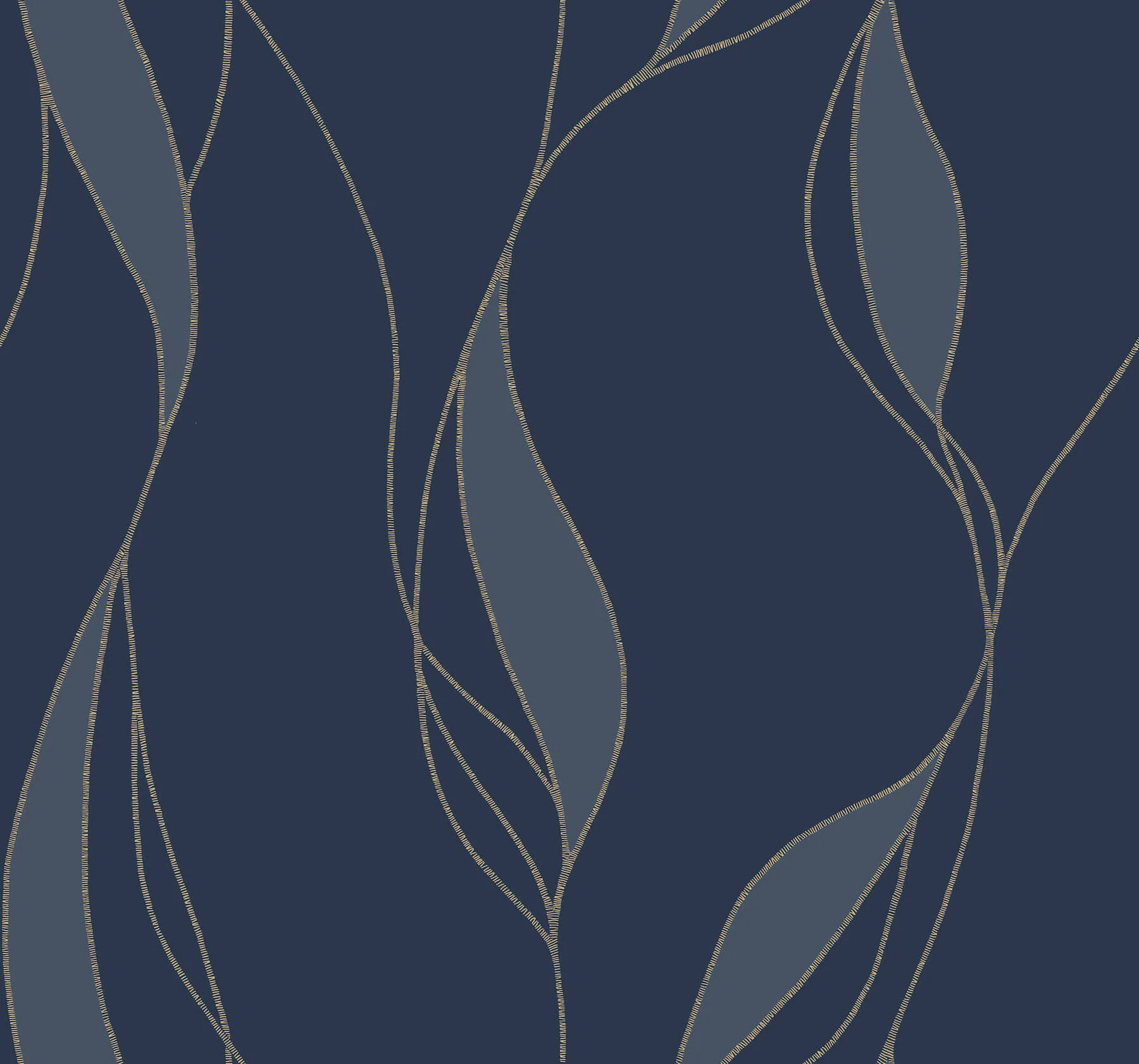 Ronald Redding Society Hill wallpaper, color Navy, SKU VR1548