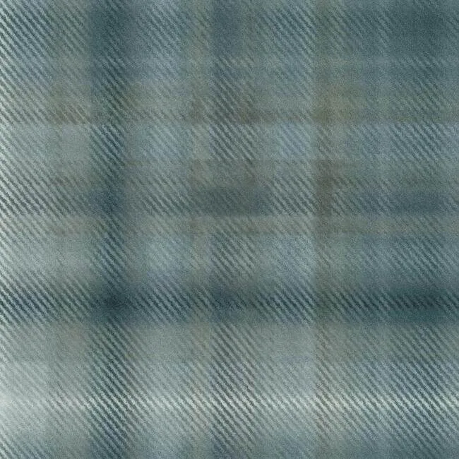 Ronald Redding Sterling Plaid wallpaper, color Blue, SKU HO2158