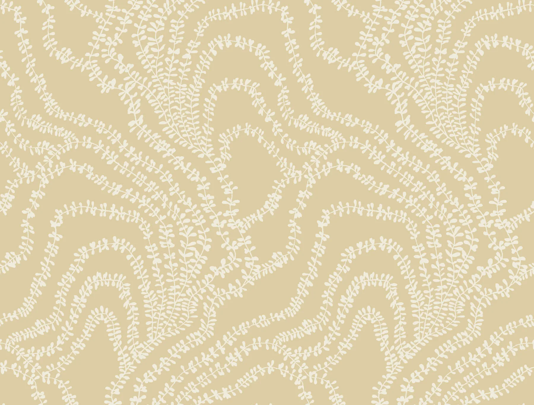 Ronald Redding String of Pearls wallpaper, color Butter, SKU VR1515