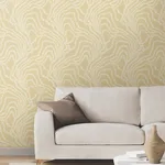 Ronald Redding String of Pearls wallpaper, color Butter, SKU VR1515