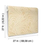 Ronald Redding String of Pearls wallpaper, color Butter, SKU VR1515