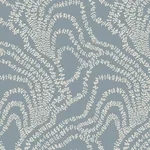 Ronald Redding String of Pearls wallpaper, color Denim, SKU VR1516