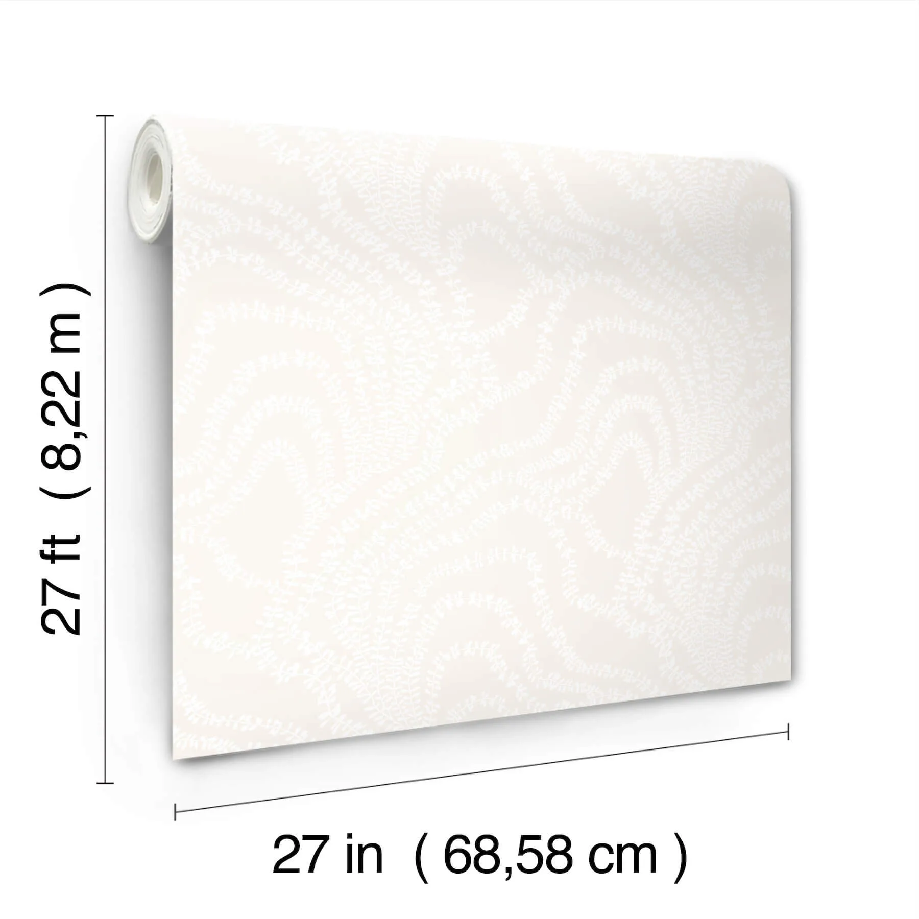 Ronald Redding String of Pearls - Pearl Wallpaper | Buy Online Ronald Redding String of Pearls wallpaper, color Pearl, SKU VR1514