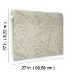 Ronald Redding String of Pearls - Sage Wallpaper | Buy Online Ronald Redding String of Pearls wallpaper, color Sage, SKU VR1513