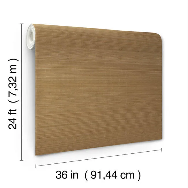 Ronald Redding Fine Abaca - Ochre Gold Wallpaper | Buy Online Ronald Redding Fine Abaca wallpaper, color Ochre Gold, SKU GRL88465