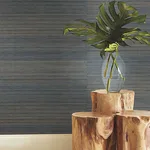 Ronald Redding Tailored Abaca wallpaper, color Ombre Blue, SKU GRL88408