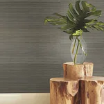 Ronald Redding Fine Abaca wallpaper, color Walnut, SKU GRL88407