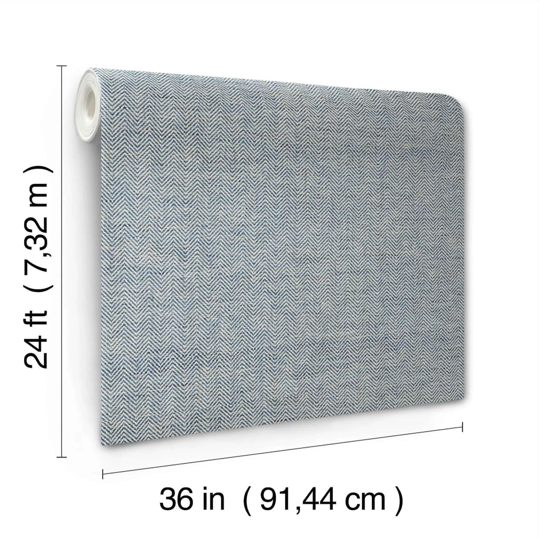 Ronald Redding Tailored Weave - Blue Wallpaper | Buy Online Ronald Redding Tailored Weave wallpaper, color Blue, SKU GV0196