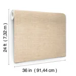 Ronald Redding Tailored Weave wallpaper, color Camel, SKU GV0193