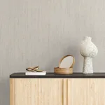Ronald Redding Tailored Weave wallpaper, color White, SKU GV0194