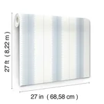 Ronald Redding Tandem Stripe - Blue Wallpaper | Buy Online Ronald Redding Tandem Stripe wallpaper, color Blue, SKU MX9611