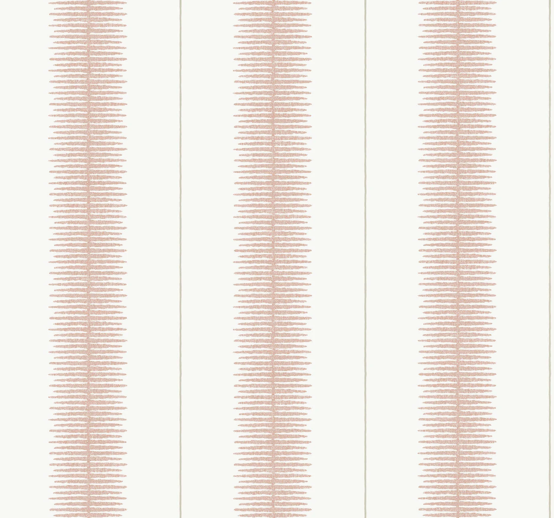 Ronald Redding Tandem Stripe wallpaper, color Brick, SKU MX9613