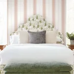Ronald Redding Tandem Stripe - Brick Wallpaper | Buy Online Ronald Redding Tandem Stripe wallpaper, color Brick, SKU MX9613