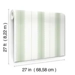 Ronald Redding Tandem Stripe - Green Wallpaper | Buy Online Ronald Redding Tandem Stripe wallpaper, color Green, SKU MX9614