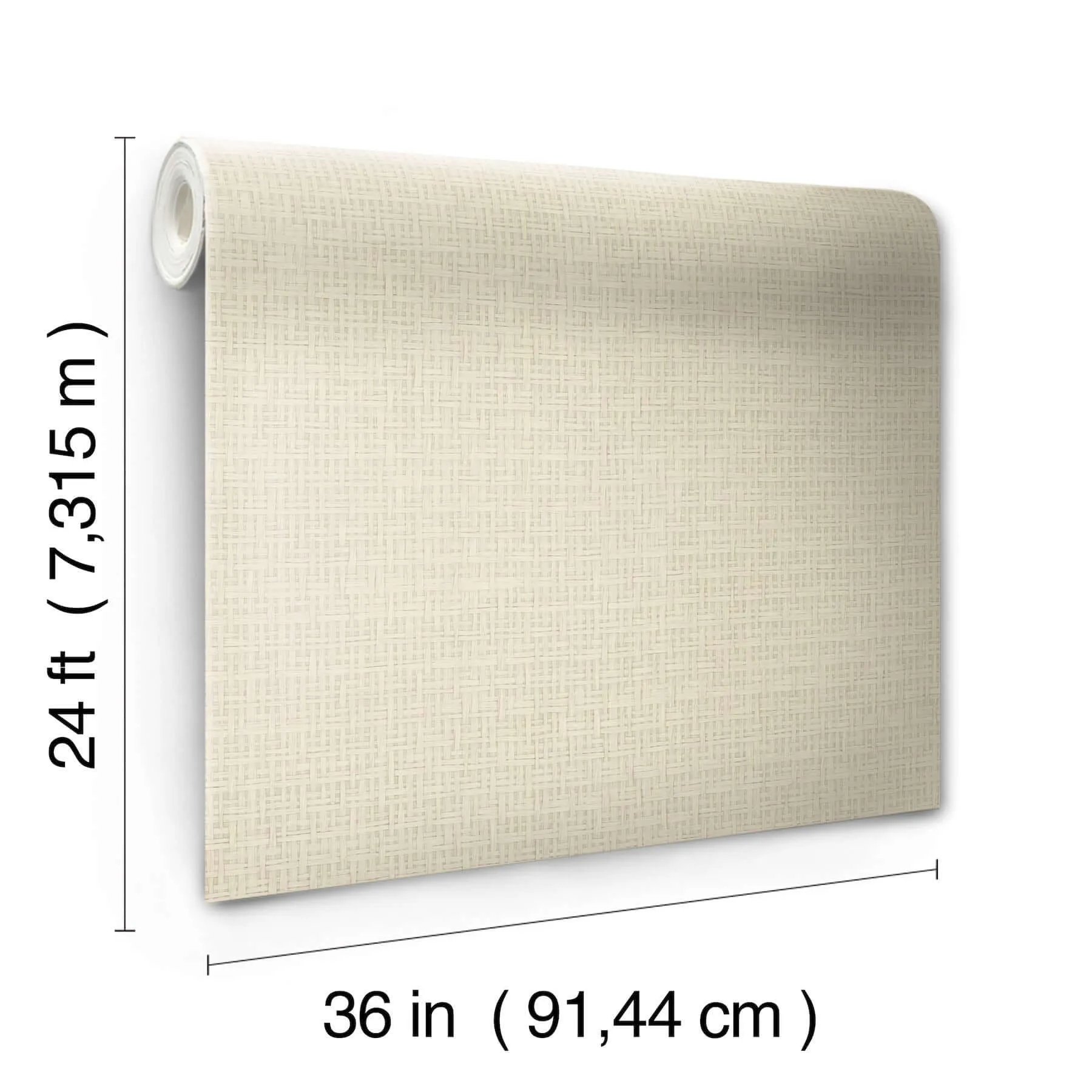 Ronald Redding Tatami Weave - Natural Cream Wallpaper | Buy Online Ronald Redding Tatami Weave wallpaper, color Natural Cream, SKU OG0526GV