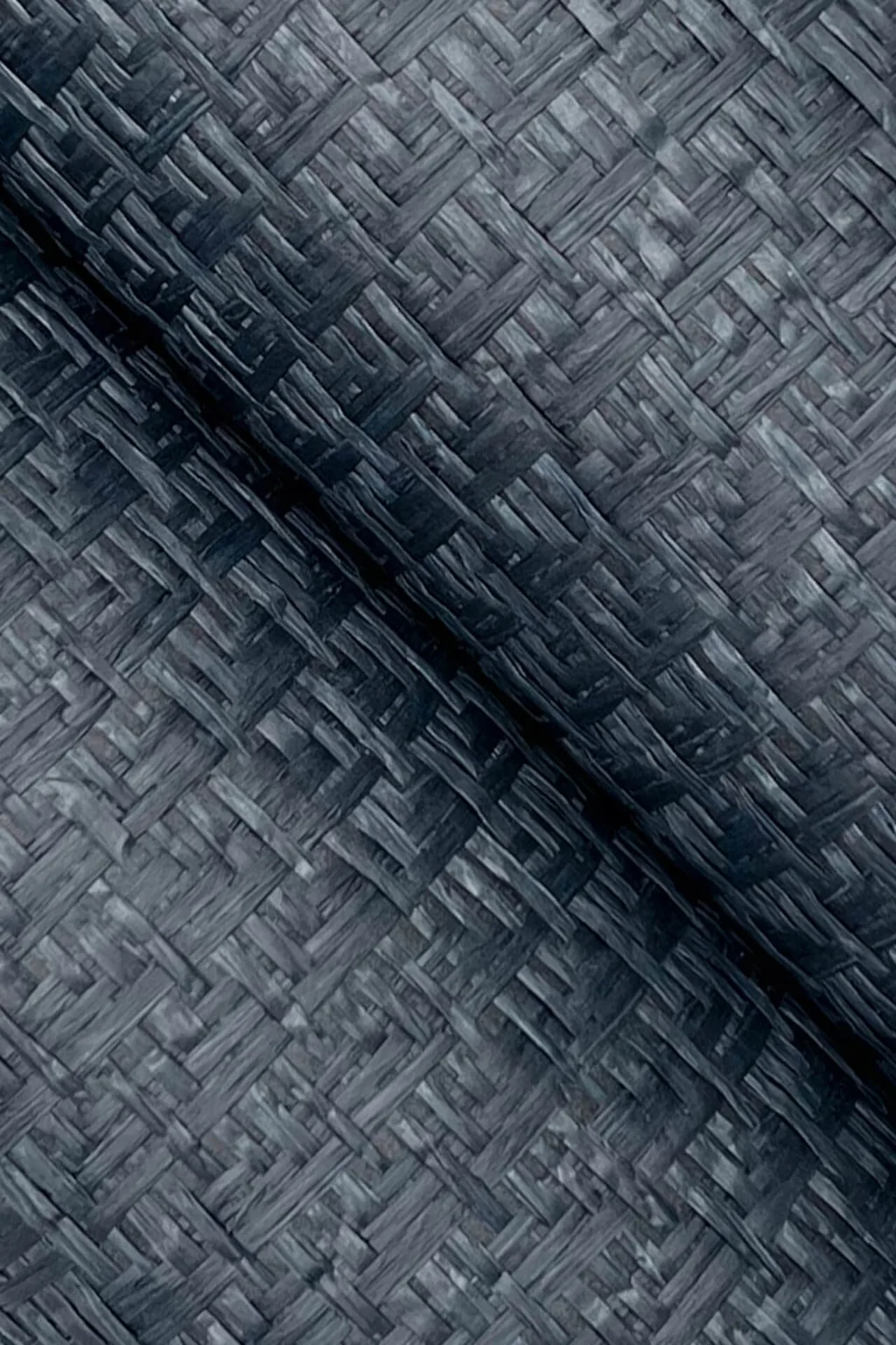Ronald Redding Tatami Weave wallpaper, color Navy, SKU OG0529GV