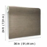 Ronald Redding Threaded Jute wallpaper, color Brown, SKU OG0516
