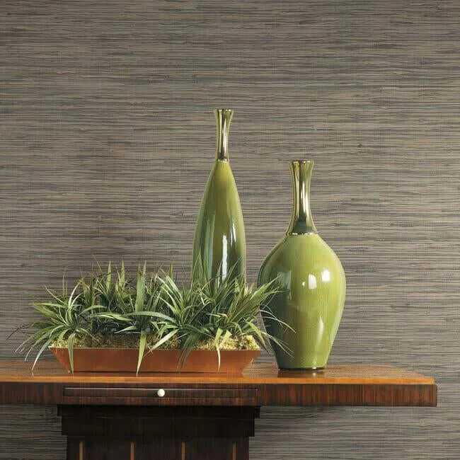 Ronald Redding Threaded Jute - Grey & Off White Wallpaper | Buy Online Ronald Redding Threaded Jute wallpaper, color Grey & Off White, SKU OG0518