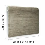 Ronald Redding Threaded Jute - Grey & Off White Wallpaper | Buy Online Ronald Redding Threaded Jute wallpaper, color Grey & Off White, SKU OG0518
