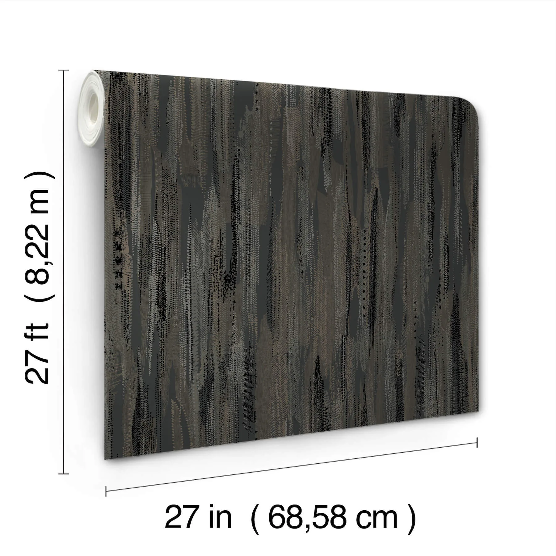 Ronald Redding Tribeca - Charcoal Wallpaper | Buy Online Ronald Redding Tribeca wallpaper, color Charcoal, SKU VR1523