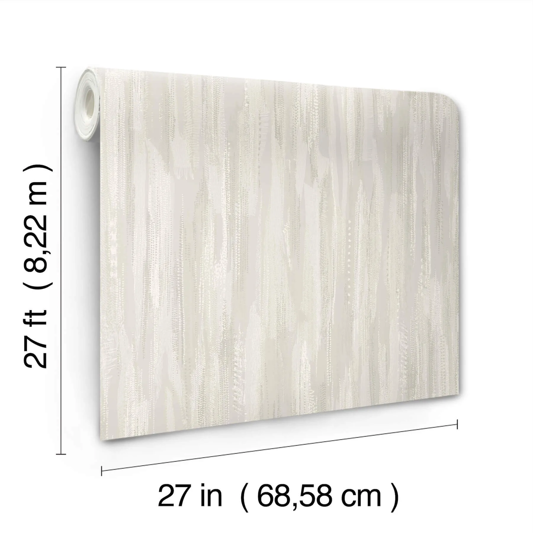 Ronald Redding Tribeca wallpaper, color Dove, SKU VR1525