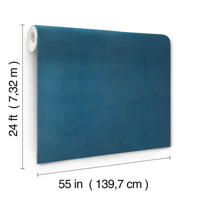 Ronald Redding Vegan Suede wallpaper, color Royal, SKU YGL7085