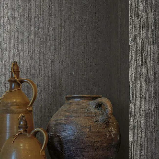 Ronald Redding Weekender Weave - Black Wallpaper | Buy Online Ronald Redding Weekender Weave wallpaper, color Black, SKU 5851
