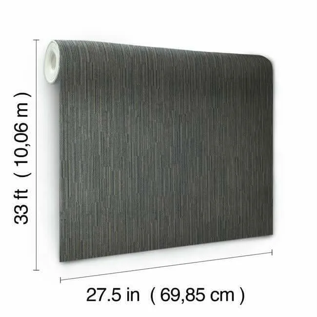 Ronald Redding Weekender Weave - Black Wallpaper | Buy Online Ronald Redding Weekender Weave wallpaper, color Black, SKU 5851