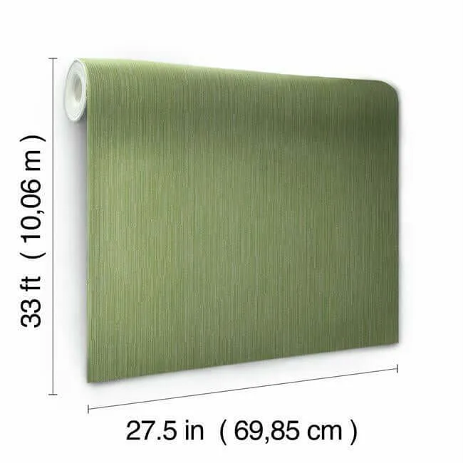 Ronald Redding Weekender Weave wallpaper, color Green, SKU 5858