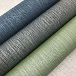 Ronald Redding Weekender Weave wallpaper, color Green, SKU 5858