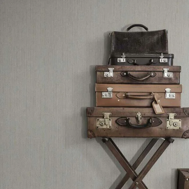 Ronald Redding Weekender Weave wallpaper, color Grey, SKU 5855