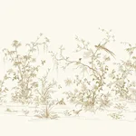 Ronald Redding Flowering Vine Chino - White Wallpaper | Buy Online Ronald Redding Flowering Vine Chino wallpaper, color White, SKU KT2262M