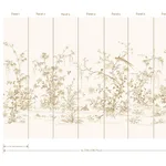 Ronald Redding Flowering Vine Chino - White Wallpaper | Buy Online Ronald Redding Flowering Vine Chino wallpaper, color White, SKU KT2262M