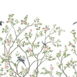 Ronald Redding Lingering Garden wallpaper, color White, SKU MU0317M
