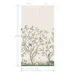 Ronald Redding Lingering Garden wallpaper, color White, SKU MU0317M