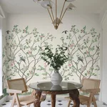 Ronald Redding Lingering Garden wallpaper, color White, SKU MU0317MSISAL