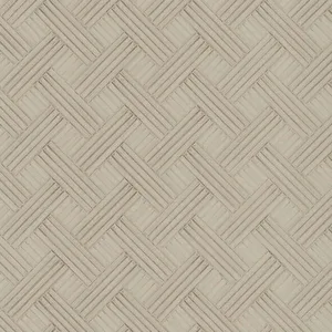 Ronald Redding Wickwork wallpaper, color Fog Transit, SKU RRD7648