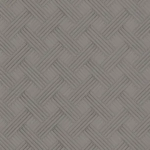 Ronald Redding Wickwork wallpaper, color Graphite, SKU RRD7652