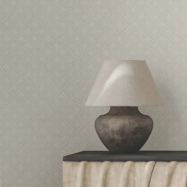 Ronald Redding Wickwork - Pearl Trax Wallpaper | Buy Online Ronald Redding Wickwork wallpaper, color Pearl Trax, SKU RRD7647